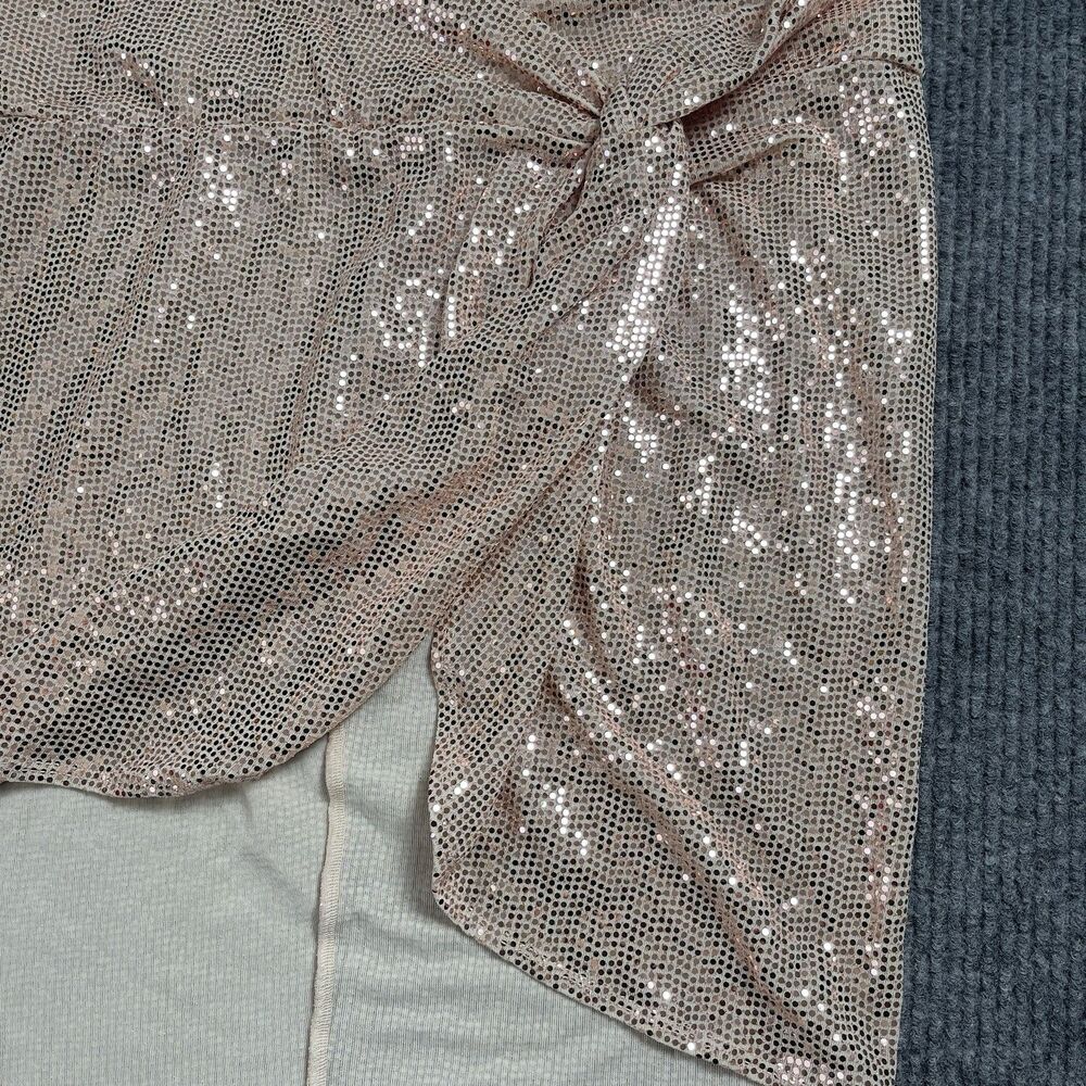 Skims Swim Size 4X Textured Bikini Story Sarong Mini Skirt Clay CU-SAR-3197 NEW - Picture 2 of 7